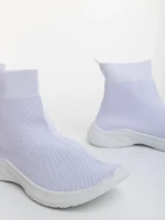 Pantofi sport dama albi din material textil Demaria