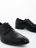 Pantofi barbati negri din piele ecologica Brennon