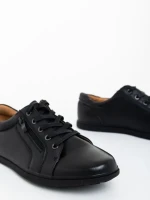 Pantofi barbati negri din piele ecologica Pierce