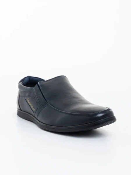 Mocasini barbati albastri din piele ecologica Haider