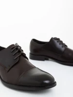 Pantofi barbati maro din piele ecologica Aziel