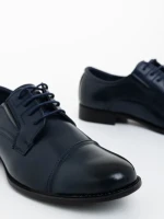 Pantofi barbati albastri din piele ecologica Zamir