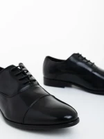 Pantofi barbati negri din piele ecologica Treyton