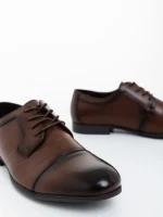 Pantofi barbati maro din piele ecologica Storm