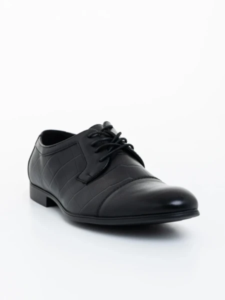 Pantofi barbati negri din piele ecologica Xandros