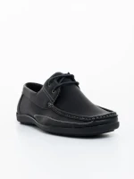 Pantofi barbati negri din piele ecologica Reggie