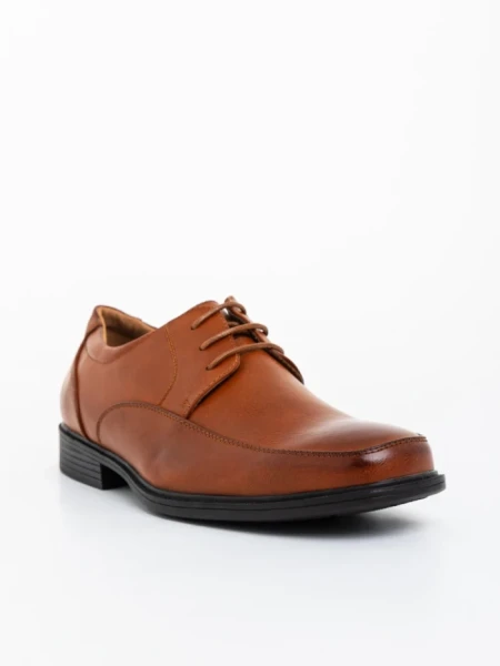 Pantofi barbati camel din piele ecologica Domingo