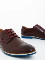 Pantofi barbati grena din piele ecologica Roland