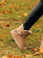 Cizme dama bej din material textil Diera