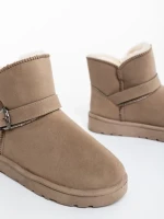 Cizme dama bej din material textil Diera