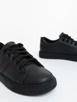 Pantofi sport dama negri din piele ecologica Mivara