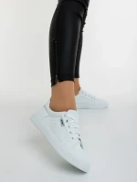 Pantofi sport dama albi din piele ecologica Nimira