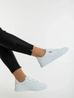 Pantofi sport dama albi din piele ecologica Nimira