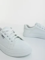 Pantofi sport dama albi din piele ecologica Nimira