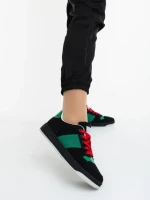 Pantofi sport dama negri din material textil Areka