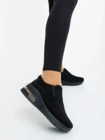 Pantofi sport dama negri din material textil Zaruka