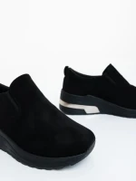 Pantofi sport dama negri din material textil Zaruka