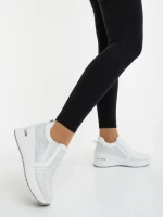 Pantofi sport dama albi din material textil Lovara