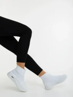 Pantofi sport dama albi din material textil Astera