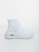 Pantofi sport dama albi din material textil Astera
