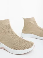 Pantofi sport dama bej din material textil Astera