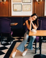 Mocasini dama bej din piele ecologica Sumira