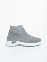 Pantofi sport dama gri din material textil Iselia