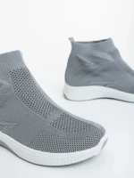 Pantofi sport dama gri din material textil Iselia