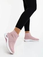 Pantofi sport dama roz din material textil Renara