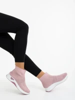 Pantofi sport dama roz din material textil Renara