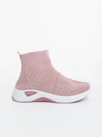 Pantofi sport dama roz din material textil Renara