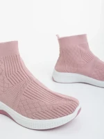 Pantofi sport dama roz din material textil Renara