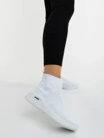 Pantofi sport dama albi din material textil Iselia