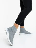 Pantofi sport dama gri din material textil Astera