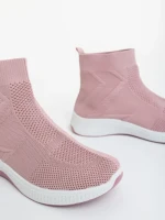 Pantofi sport dama roz din material textil Astera