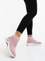 Pantofi sport dama roz din material textil Siara