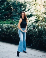 Pantofi sport dama negri cu alb din material textil Irenia