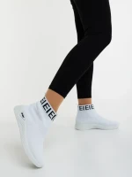 Pantofi sport dama albi din material textil Irenia