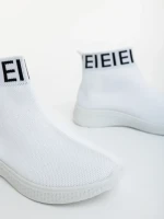 Pantofi sport dama albi din material textil Irenia