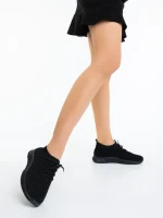 Pantofi sport dama negri din material textil Alenia