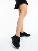 Pantofi sport dama negri din material textil Alenia