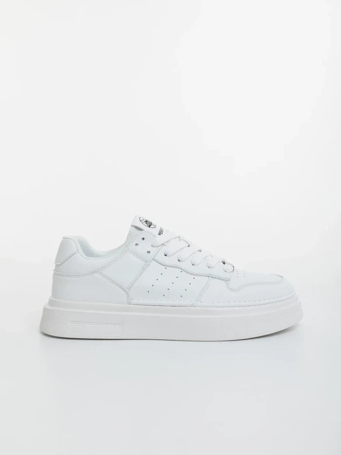 Pantofi sport barbati albi din piele ecologica Cedrik