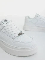 Pantofi sport barbati albi din piele ecologica Cedrik