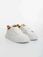 Pantofi sport barbati bej din piele ecologica Marston