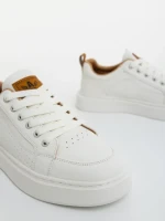 Pantofi sport barbati bej din piele ecologica Marston