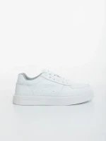 Pantofi sport barbati albi din piele ecologica Casper