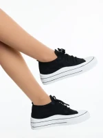 Tenisi dama negri din material textil Iraza