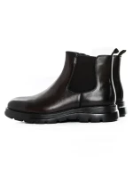 Ghete Barbati din piele naturala Z190330-1 COFFEE | ADVANCER