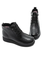 Ghete Dama din piele naturala 3908 BLACK | ADVANCER