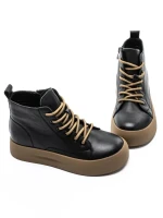 Ghete Dama din piele naturala 98883 BLACK | ADVANCER